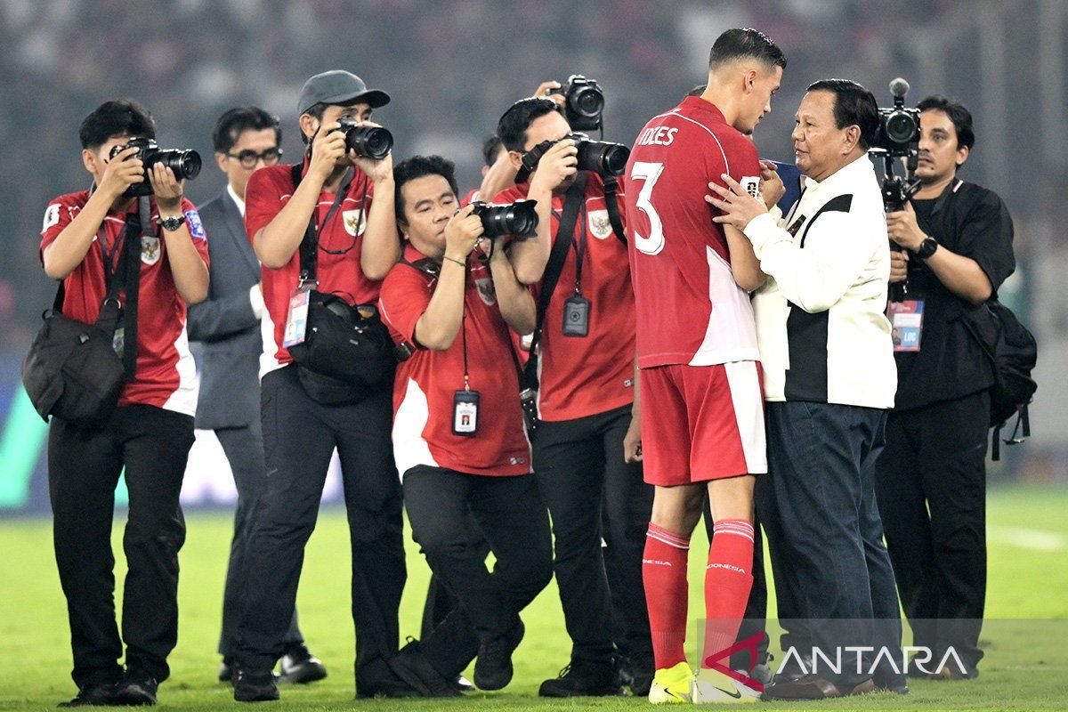 Prabowo Bersyukur: Timnas Menang atas China, Insha Allah Siap Menuju Piala Dunia